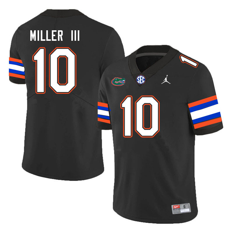 Men #10 Jack Miller III Florida Gators College Football Jerseys Stitched-Black - Click Image to Close